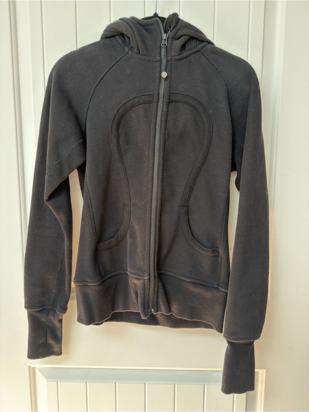 Lululemon Special Edition Scuba Hoodie Women’s Size 6 Black Full Zip Athleisure